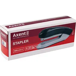Степлер канцелярський Axent Welle-2 №24/6, 25 аркушів чорний (4825-01-A) - мініатюра 4