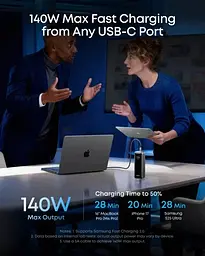 Зовнішній акумулятор Anker Prime 20000mAh 220W (A110BH11) чорний - мініатюра 5