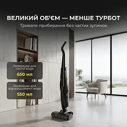 Акумуляторний миючий пилосос Deerma VX100 Ultra S (DEM-VX100ULTRAS) - мініатюра 6
