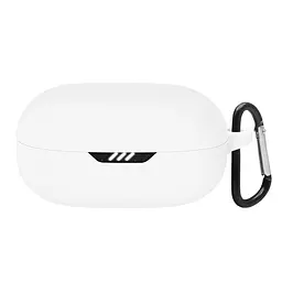 Силіконовий чохол для навушників JBL Live Pro 2, Hang Case, білий, ультратонкий захисний кейс товщиною 2 мм, захист від подряпин, пилу та ударів, компактний, з карабіном для кріплення, ArmorStandart (ARM80441)
