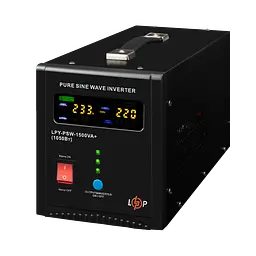 ДБЖ LogicPower LPY-PSW-1500VA+ (1050Вт) 10A/15A з правильною синусоїдою 24V - мініатюра 2