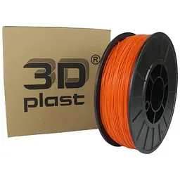 Пластик для 3D-принтера 3Dplast PLA 1.75 мм, 0.85 кг, orange (3DPLA17508OR)
