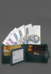 Шкіряне портмоне 9.1 Зелений - мініатюра 6