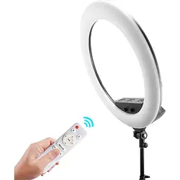 Кільцева LED лампа Veron FS-640 II 55см 100W 3200-5500K White [121979] - мініатюра 2