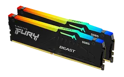 Оперативна пам'ять Kingston Fury 64GB (2x32GB) DDR5 5600MHz Beast RGB Black (KF556C40BBAK2-64)