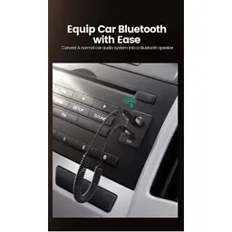 Bluetooth трансмітер Ugreen Bluetooth 5.0 Aux with mic CM309 UGREEN Black (70601) - мініатюра 6