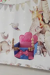 Підвісна гойдалка Лялька Барбі ( Barbie ), гойдалка для дітей - мініатюра 4