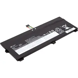 Акумулятор до ноутбука LENOVO ThinkPad X390 Yoga (L18M3P72) 11.55V 4211mAh PowerPlant (NB482672) - мініатюра 2