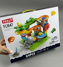 Конструктор пластиковий Аквапарк трек з крупними деталями FL 1647