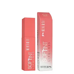 Блиск тінт для губ Neverti Soft Tint Lipgloss (NP802), 005 Кораловий