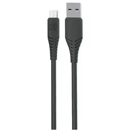 Кабель Make USB to MicroUSB PVC 2.4 A 1 м Black - мініатюра 2