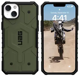 Чохол протиударний UAG Pathfinder MagSafe (Original) 114053117272 для iPhone 14 Plus/15 Plus (6.7") Olive - мініатюра 8
