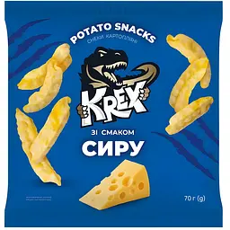 Снеки картопляні KREX зі смаком сиру 70 г