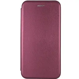 Шкіряний чохол-книжка Classy для Xiaomi Redmi Note 10 Pro / 10 Pro Max Бордовий