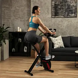Велотренажер Hop-Sport HS-3020X Quest X-Bike чорно-червоний - мініатюра 3