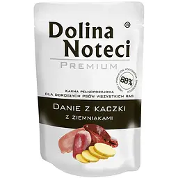 Вологий корм для собак Dolina Noteci Premium Danie, качка з картоплею, 300 гр