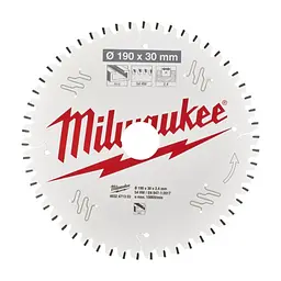 Диск пиляльний Milwaukee пиляльний PFTE 190х30х2,4мм, 54 зуб. (4932471303) - мініатюра 2