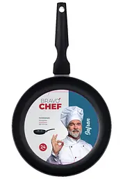 Сковорода Bravo Chef Safran 24 см б/кришки (6720857) - мініатюра 3