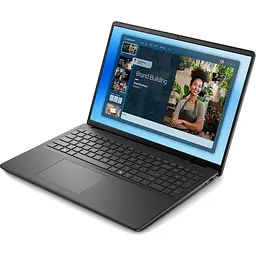 Ноутбук DELL 16'' DC16250, FHD+, Intel Core 5 120U (12 МБ кеш- пам’яті, до 5, 00 ГГц), 16 ГБ DDR5, 1 ТБ SSD, Intel, Win 11 Pro, Carbon Black - мініатюра 6