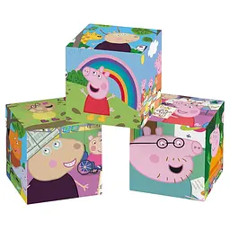 Кубики-пазл Clementoni Peppa Pig. Sunny day 12 шт. (41195) - мініатюра 2