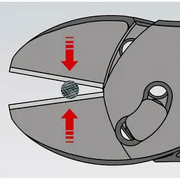 Кусачки бокові особливої потужності TwinForce KNIPEX 73 72 180 BK - мініатюра 7