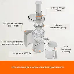 Соковитискач Panasonic MJ-CB100WTQ - мініатюра 4