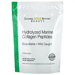 Коллаген Hydrolyzed Marine Collagen Peptides 200 грамм California Gold Nutrition vit0005689