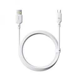 USB кабель Baseus Silky Series USB to Type-C 3A 1m білий P10377703213-02