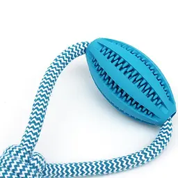 Інтерактивна іграшка для собак Derby Dog Rope Toy with Ball and Handle - мініатюра 2