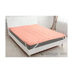 Наматрацник MirSon №1760 Eco Light Coral Bamboo на гумці в кутках 90x200 см (2200003711813) - мініатюра 3
