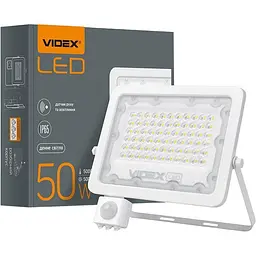 Світлодіодний прожектор Videx F2e 50W 5000K з датчиком руху і освітленості (VL-F2e505W-S) [144848] - мініатюра 5