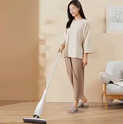 Швабра Xiaomi Blue fish Water Sponge Mop PU03A White - мініатюра 2