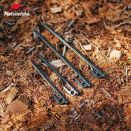 Кілок Naturehike (CNH22ZP018) сталевий - 30см - чорний - мініатюра 4