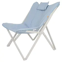 Крісло розкладне Bo-Camp Gordes L Pastel Blue (1200371) - мініатюра 6