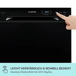 Посудомийна машина Klarstein Havasia UV 6 1380 Вт (10041825) - мініатюра 2