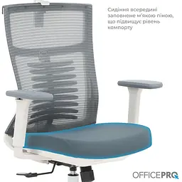 Офісне крісло OfficePro Balance OC550-W-DG-OR (OC550-W-DG-OR) - мініатюра 7