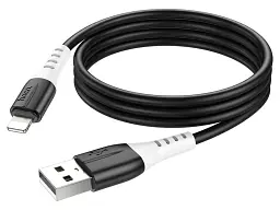 Кабель Hoco X82 Silicone USB Type-A to Lightning 1m Black (6931474768537)