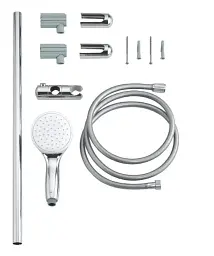 Душовий гарнітур Grohe New Tempesta 100 з душовою штангою 1 режим струменя 30412 - мініатюра 4