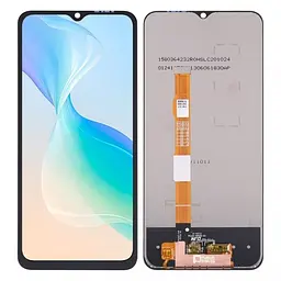 Дисплей Vivo Y52 5G/ Y53s 5G чорний + рамка