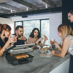 Гриль Tefal Grill Inicio 2000 Вт чорно-сірий (GC242D38) - мініатюра 10