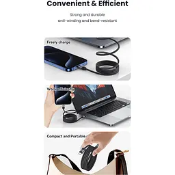 Кабель Usams US-SJ704 Rui Magnetic USB-C to USB-C 60W 1m Tarnish (SJ704USB01) [153983] - мініатюра 6