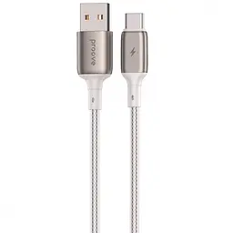 Кабель Proove Dense Metal USB to Type-C 3A (2m) white (CCDM20001222)