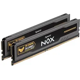 Модуль пам'яті для комп'ютера DDR5 32GB (2x16GB) 5200 MHz NOX TUF Apacer (AH5U32G52C522UTAA-2) - мініатюра 2