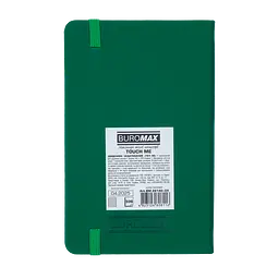 Щоденник недатований Buromax Touch Me L2U A6 штучна шкіра 336 сторінок зелений (BM.26140-04) - мініатюра 2