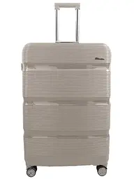 Валіза велика Milano bag 0307 поліпропілен Шампань