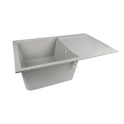 Кухонна мийка Lidz 790x495/230 GRA-09 (LIDZGRA09790495230), Сірий - мініатюра 4