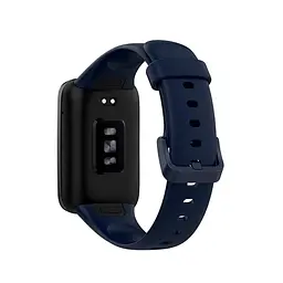 Силіконовий ремінець Tamister для Xiaomi Mi Smart Band 7 Pro Midnight blue - мініатюра 2