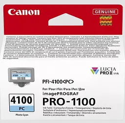 Картридж струменевий PFI-4100 imagePROGRAF PRO-1100 Photo Cyan Canon teh0015044 - мініатюра 2
