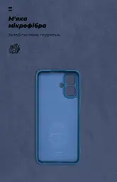 Чехол ArmorStandart ICON для Infinix Smart 10 4G Camera cover Dark Blue (ARM87467) - мініатюра 4