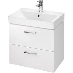 Тумба з умивальником Cersanit Lara Mille Slim 50 біла S801-356